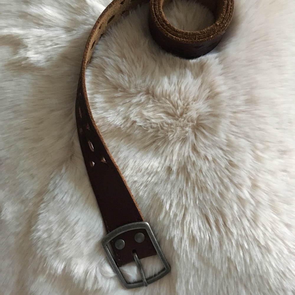 Lucky Brand Brown Leather Belt Size/S